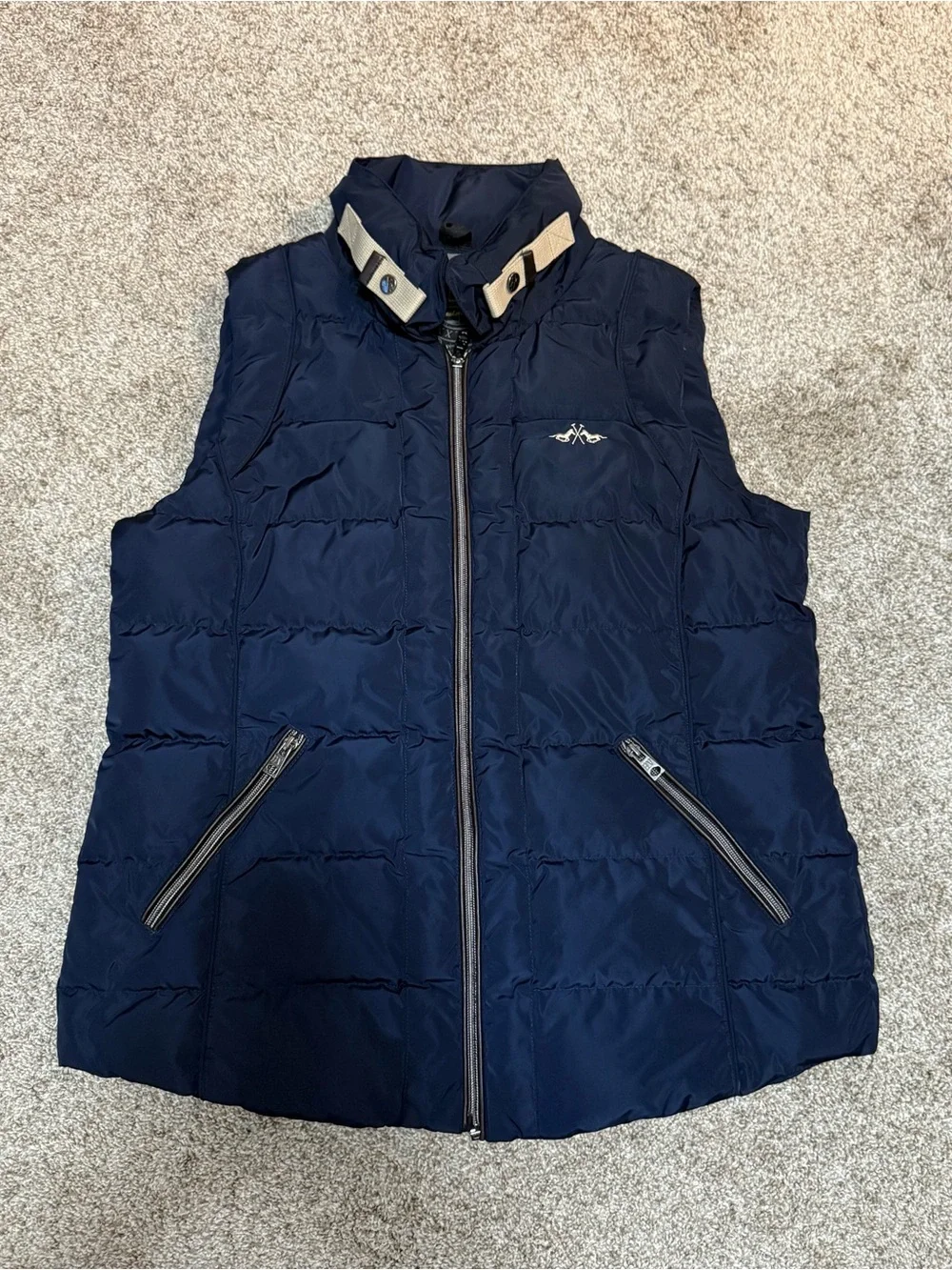 Women’s Down Navy Quilted Puffer Vest